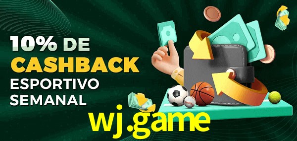 10% de bônus de cashback na wj.game
