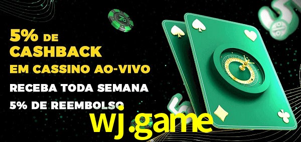 Promoções do cassino ao Vivo wj.game